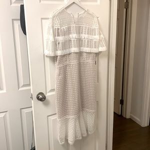 Elie tahari white dress